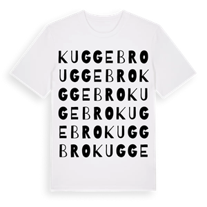 Kuggebro ordlek t-shirt – ekologisk bomull t-shirt från Pinshirt