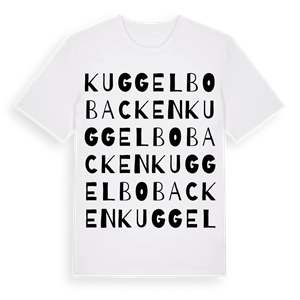 Kuggelbobacken ordlek t-shirt – ekologisk bomull t-shirt från Pinshirt