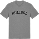 Mid Heather Gray t-shirt med Kullbol böjd t-shirt