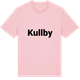 Pink Cotton t-shirt med Kullby fetstil t-shirt
