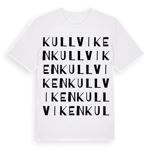Kullviken ordlek t-shirt – ekologisk bomull t-shirt från Pinshirt