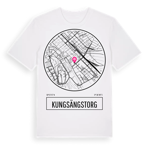 Kungsängstorg t-shirt – ekologisk bomull t-shirt från Pinshirt