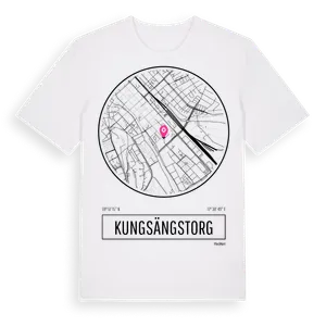 Kungsängstorg t-shirt – ekologisk bomull t-shirt från Pinshirt