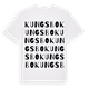 Kungsbo ordlek t-shirt