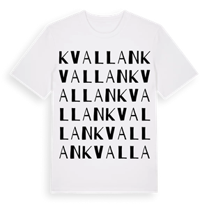 Kvallan ordlek t-shirt – ekologisk bomull t-shirt från Pinshirt