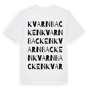 Kvarnbacken ordlek t-shirt – ekologisk bomull t-shirt från Pinshirt