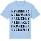 Blue Soul t-shirt med Kvarnbacken ordlek t-shirt