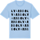 Blue Soul t-shirt med Kvarnbo ordlek t-shirt