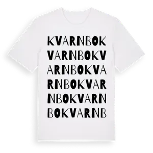 Kvarnbo ordlek t-shirt – ekologisk bomull t-shirt från Pinshirt