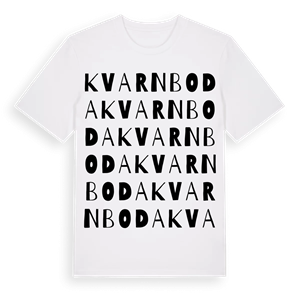 Kvarnboda ordlek t-shirt – ekologisk bomull t-shirt från Pinshirt