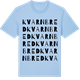 Blue Soul t-shirt med Kvarnbred ordlek t-shirt