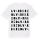 Kvarnbred ordlek t-shirt