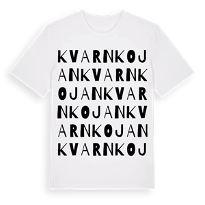Kvarnkojan ordlek t-shirt – ekologisk bomull t-shirt från Pinshirt