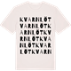 Vintage White t-shirt med Kvarnlöt ordlek t-shirt