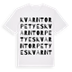 Kvarntorpetyes ordlek t-shirt