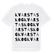 Kvarsta skog ordlek t-shirt