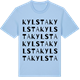 Blue Soul t-shirt med Kylsta ordlek t-shirt