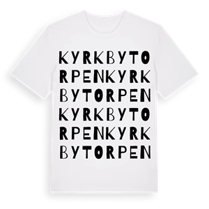 Kyrkbytorpen ordlek t-shirt – ekologisk bomull t-shirt från Pinshirt