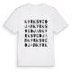 Kyrksvedjan ordlek t-shirt