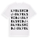 Kyrksvedjan ordlek t-shirt