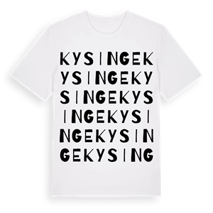 Kysinge ordlek t-shirt – ekologisk bomull t-shirt från Pinshirt