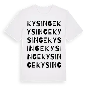 Kysinge ordlek t-shirt – ekologisk bomull t-shirt från Pinshirt