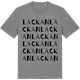 Mid Heather Gray t-shirt med Lackan ordlek t-shirt