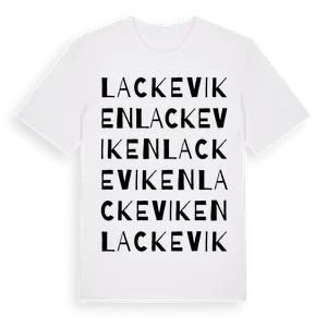 Lackeviken ordlek t-shirt – ekologisk bomull t-shirt från Pinshirt