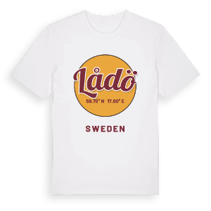 Lådö cirkel t-shirt – ekologisk bomull t-shirt från Pinshirt