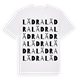 Lädra ordlek t-shirt