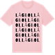 Pink Cotton t-shirt med Lågbol ordlek t-shirt