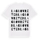 Lagbovreten ordlek t-shirt