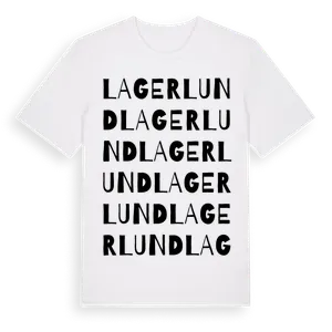 Lagerlund ordlek t-shirt – ekologisk bomull t-shirt från Pinshirt