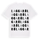 Laggarö ordlek t-shirt