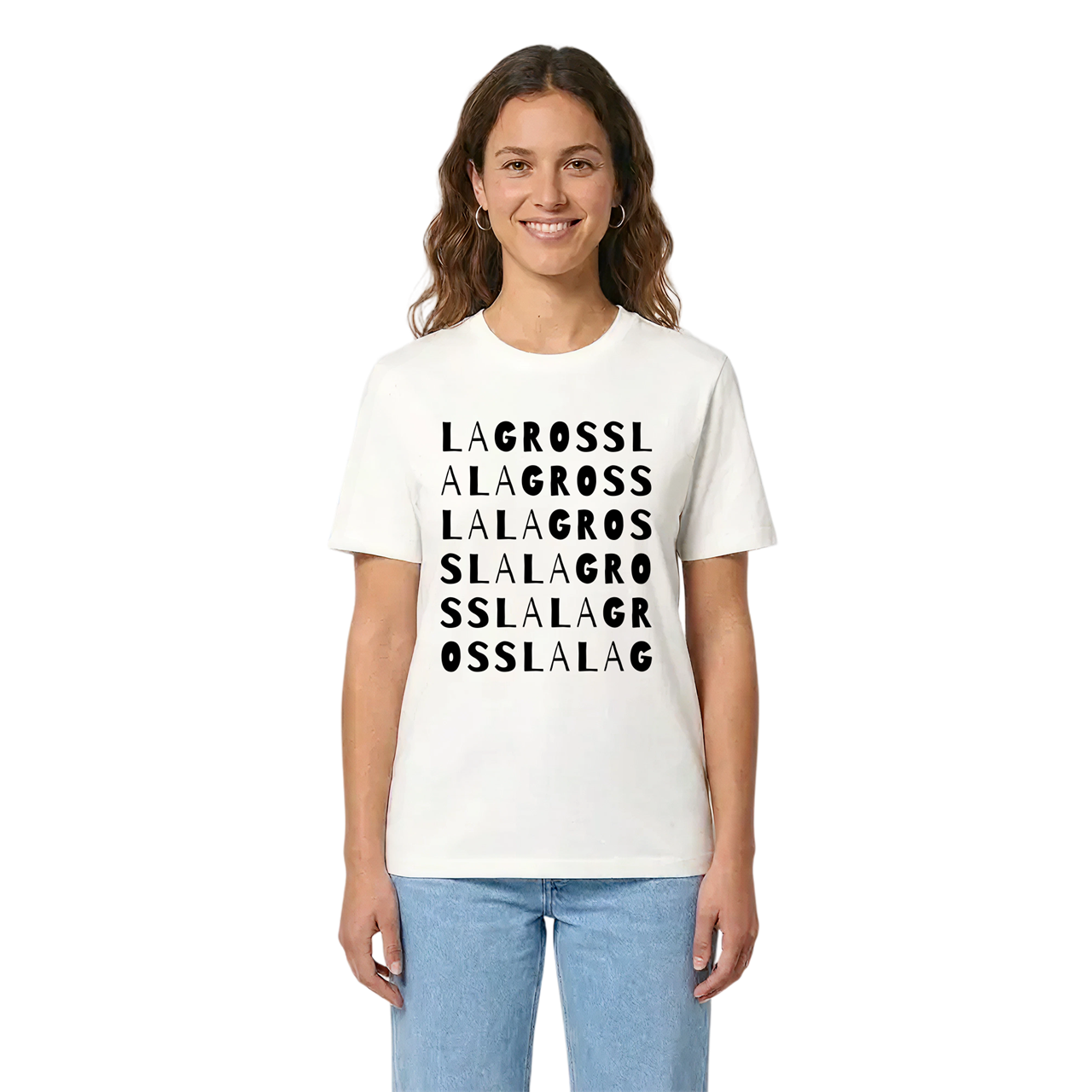 Lagrossla ordlek t-shirt i miljö