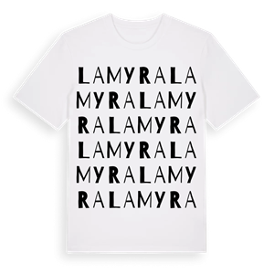 Lamyra ordlek t-shirt – ekologisk bomull t-shirt från Pinshirt