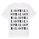 Lamyra ordlek t-shirt