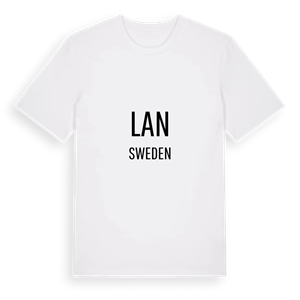 Lan i Sverige t-shirt – ekologisk bomull t-shirt från Pinshirt