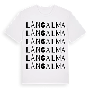 Långalma ordlek t-shirt – ekologisk bomull t-shirt från Pinshirt