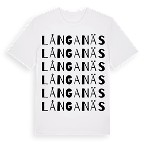 Långanäs ordlek t-shirt – ekologisk bomull t-shirt från Pinshirt
