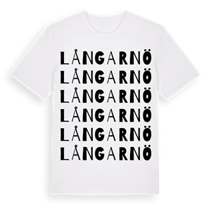 Långarnö ordlek t-shirt – ekologisk bomull t-shirt från Pinshirt