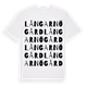 Långarnö gård ordlek t-shirt