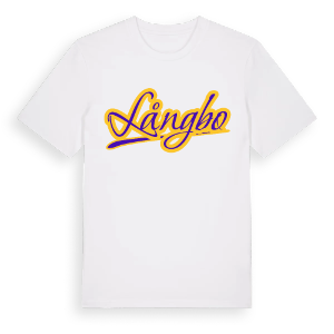 Långbo baseball t-shirt – ekologisk bomull t-shirt från Pinshirt