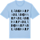 Blue Soul t-shirt med Långharpan ordlek t-shirt