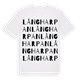 Långharpan ordlek t-shirt