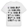 Långlösta ordlek t-shirt