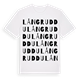 Långruddu ordlek t-shirt
