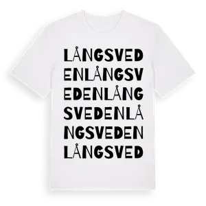 Långsveden ordlek t-shirt – ekologisk bomull t-shirt från Pinshirt