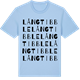Blue Soul t-shirt med Långtibble ordlek t-shirt