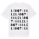 Långtibble ordlek t-shirt